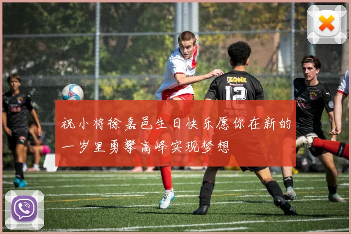 祝小将徐嘉邑生日快乐愿你在新的一岁里勇攀高峰实现梦想