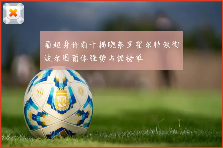 葡超身价前十揭晓弗罗霍尔特领衔波尔图葡体强势占据榜单